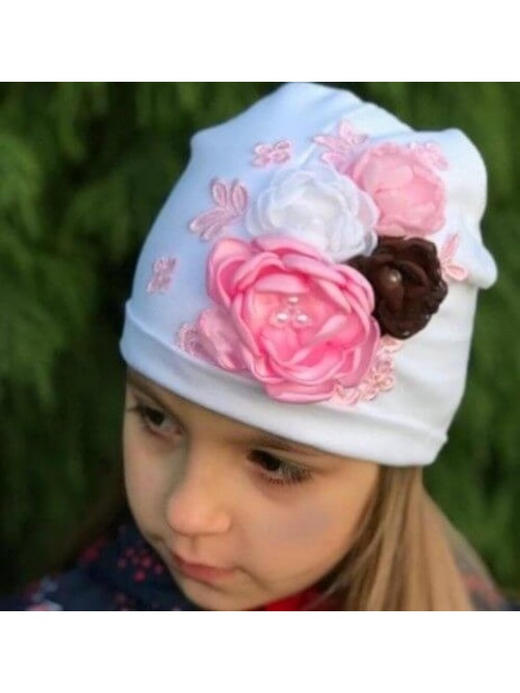 Baby Girl Handmade Hat Little Diva Multicolor
