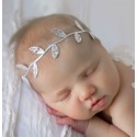 Baby Girl Headband Olive Leaves