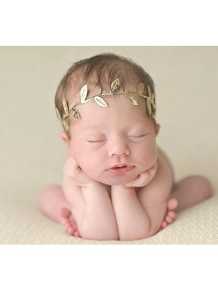 Mother and Daughter Matching Headbands Olive Leaves 