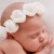 Baby flowers crown headband Satin flowers