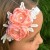 Exclusive baby girl headband Peach Flowers