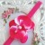 baby girl headband watermelon orchid flower