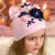 Baby girl Pink with navy Little diva hat