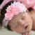 Baby girl headband premium Flowers bouquet