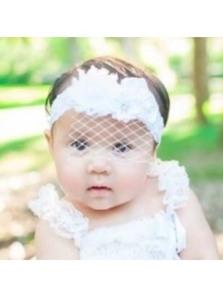 Baby Girl Headband Premium Flowers Bouquet