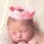 Baby girl crochet crown headband