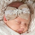 Baby girl headband Vintage bow