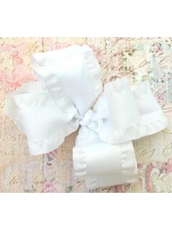 Baby headband Ruffled Boutique bow