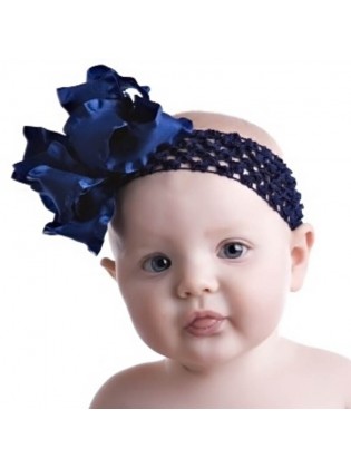 Baby headband Ruffled Boutique bow