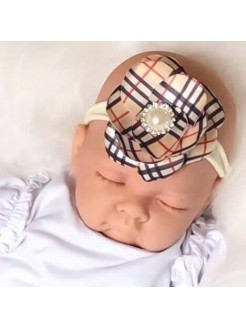 Baby headband Burberry flower