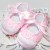 Baby Girl Christening Satin Shoes Pink Roses