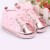Baby girl trainer shoes pink rosette