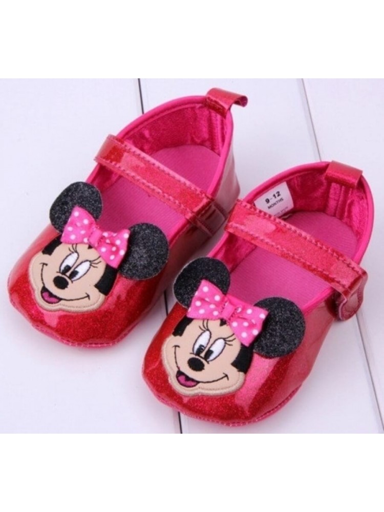 Newborn girl soft sole shoes Minnie
