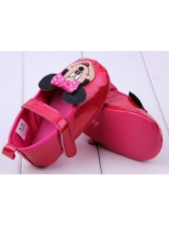 Newborn girl soft sole shoes Minnie