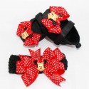 Newborn Baby Girl Shoes and Headband with Minnie