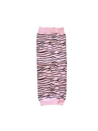 Baby girl leg warmers Zebra pink