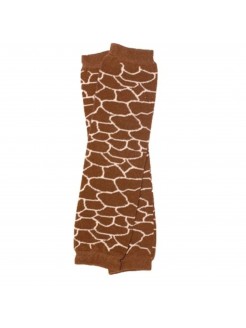 Baby girl leg warmers Giraffe