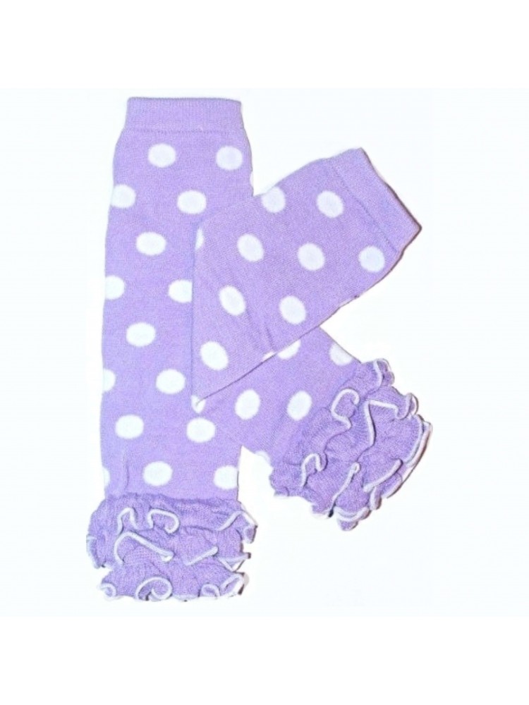 Baby girl leg warmers Lavender