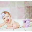 Baby girl leg warmers Lavender