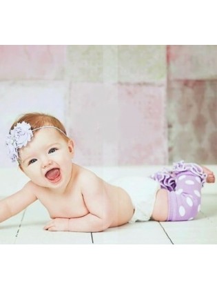 Baby girl leg warmers Lavender