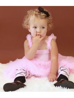 Baby girl leg warmers Ballet pink