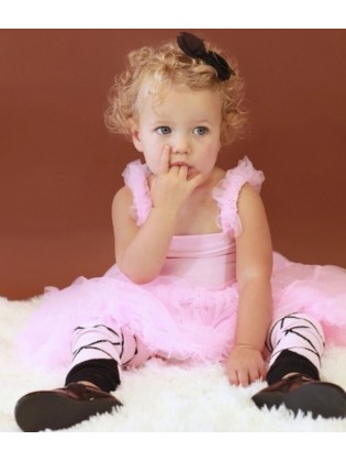 Baby girl leg warmers Ballet pink