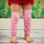 Baby girl leg warmers Pink with hearts