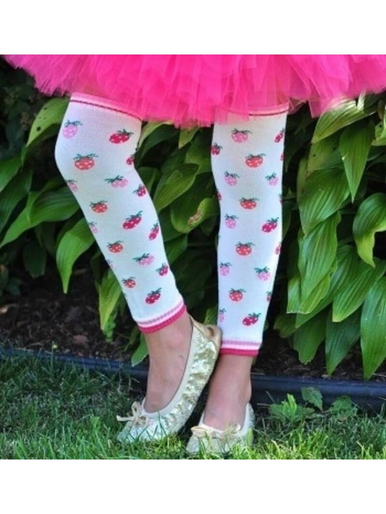 Baby girl leg warmers Strawberry