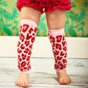 Baby Girls Leg Warmers Pink Leopard