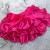 Baby Girl Satin Frilly Pants Fuchsia