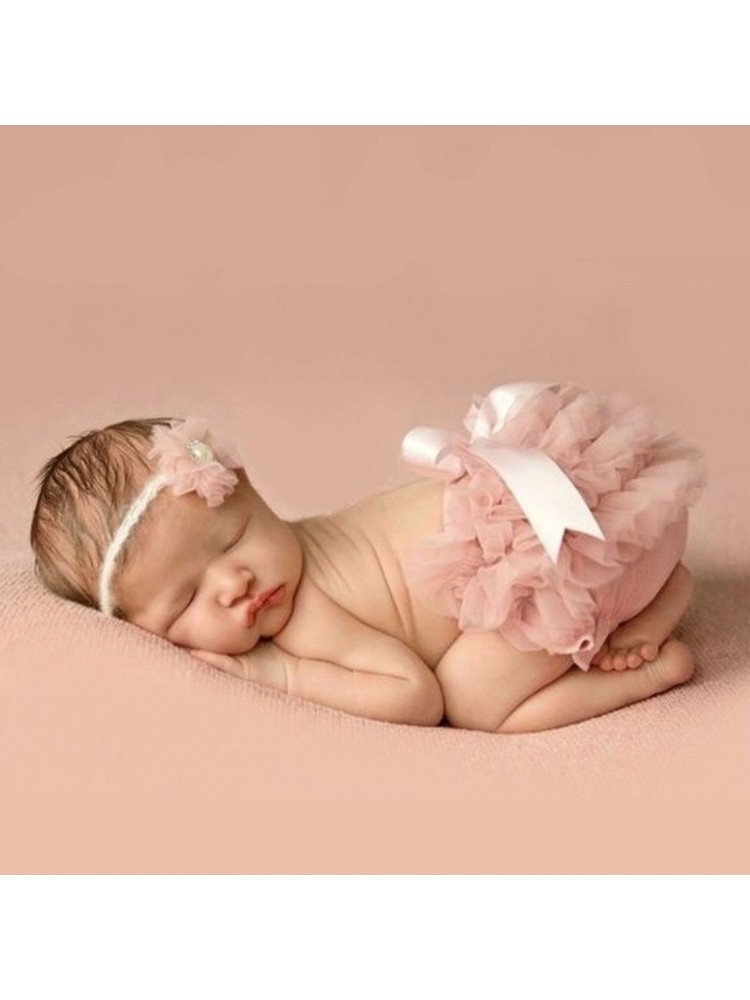 Baby Girl Frilly Bloomer Pants Vintage Dusty Pink Baby Girl Frilly Bloomer Pants Vintage Dusty Pink