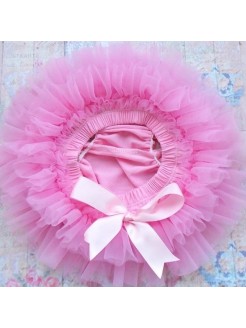 Baby Girl Tutu Nappy Cover Ruffle Bloomer Pink