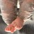 Baby girl lace leggings Grey