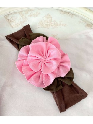 Newborn Cotton Ruffle Bloomer Headband Set