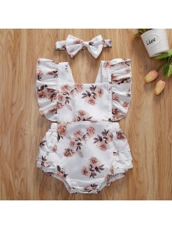 Baby Flower Print Romper