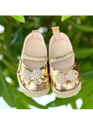 Gold Princess Shoes for Baby Girl