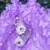 Baby girl lavender butterfly tulle dress