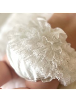 Baby Tutu Bloomer Ivory White Lace