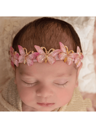 Newborn Butterfly Crown Headband