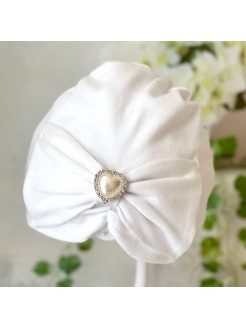 Big Bow Newborn Cotton Beanie Hat