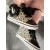 Baby girl shoes Black bling leopard