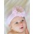 Newborn hospital hat Chiffon & pearls