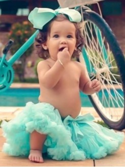 Baby Girl Tutu Skirt Aqua Mint