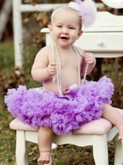 Birthday Girl Tutu Skirt Lavender