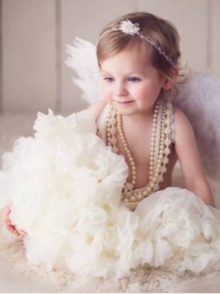 Flower girl Tutu Skirt Ivory