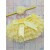 Baby lace tutu frilly pants Yellow