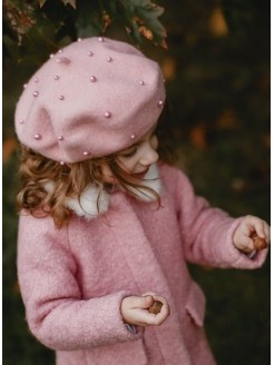 Girl Beret Hat Pink