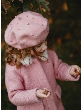 Girl Beret Hat Pink