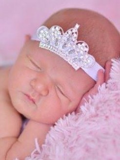 Baby Girl Crystal Crown Headband