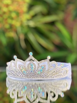 Baby Girl Princess Crown Headband with Rhinestones